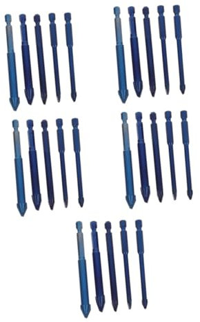 Homoyoyo 5 Sätze Exzenterbohrer Zentrierbohrer Fliesen-bit Bohrer Zum Bohren Von Wänden Bohrer Für Stein Tiles Steinbohrer Für Beton Bohrmaschine Betonbohrer Wolframkarbid 5 Stück * 5