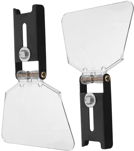 VILLCASE 2stücke Transparentes Schutzschild Für Bankschleifer Robust Und Langlebig Einfache Montage Augenschutz Für Werkstattschleifer Vielseitiger Schutz Gegen Staub Und Partikel