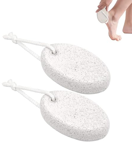 Pietra Pomice Naturale,2 Pezzi Lava Pedicure Cura dei piedi,Pietra Pomice Cura del Piede Foot Care Scruber Esfoliante e Rimozione Calli Usato Pietra Lavica Naturale per la Cura Dei Piedi
