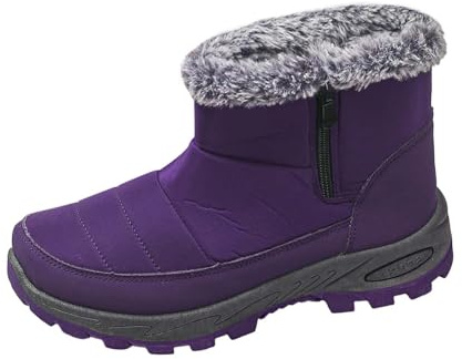Apres Ski Femme Bottes De Neige Après-Ski Chaussure Bottine Chaussures Boots Fourrées Botte Hiver Chaud D'hiver Bottines Glacia Barefoot Chaudes Apres-Ski Grand Froid Imperméable Chaude Pour Snow