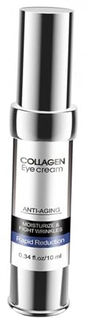 HAMPPLIES Crema Contorno de Ojos Antiarrugas Hidratante y Reafirmante Reduce Bolsas y Ojeras Extracto de Sábila y Colágeno Envase Tapa Cuidado Facial Diario