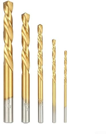 Lot de 10 forets à main gauche HSS avec tige droite pour perceuse électrique et bas de ligne Disponible en plusieurs tailles