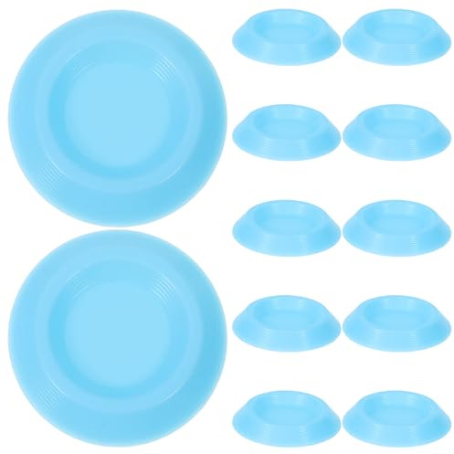 Hohopeti Set da 12 Ciotole per Mangiatoie per Scarafaggi Piccole, Ciotole per Alimentazione Insetti e Grilli, Resistenti per Terrari di Rettili e Piccoli Animali, Salvaspazio e Facili