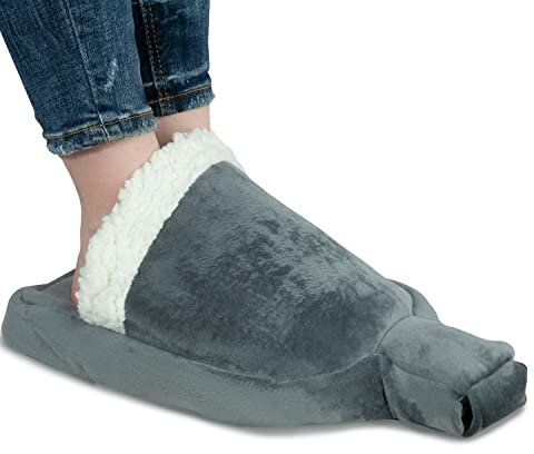 Things2KeepUWarm Snug Foot Muff Hot Water Bottle Feet Warmer Grey