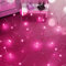 Dalugo luci natalizie a batteria, 50 LED 5M/16FT IP65 impermeabili decorazioni natalizie per la festa della mamma (rosa)