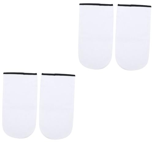 4 Pares Guantes Para El Cuidado De La Piel Guantes De Cera Guantes De Baño Guantes De Gel Guantes De Tratamiento De Manos Guantes Blanqueadores Parafina Hidratante