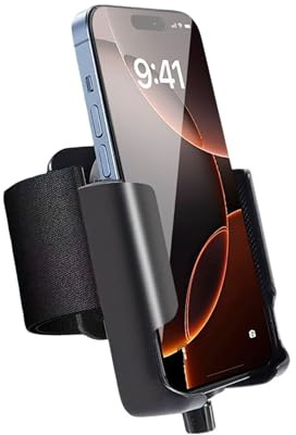 Xpzkaiyue Running Armband 2-in-1 Wrist & Arm Phone Holder for Running/Cycling – 360° Swivel, Fits iPhone/Samsung 4.0-7.0 Inch Smartphones