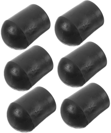 LOLIPPYY 6 Stück Teiliges Endpin Schutzset aus Langlebigem Gummi für Cello und Kontrabass Rutschfeste Gummipads Schonung Des Bodens Klangverbesserung Kompatibel mit Allen