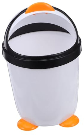 ABOOFAN Cestino per Rifiuti Auto con Coperchio Ribalta Design in Plastica Resistente Capacità Ampia per Ufficio Camera Cucina