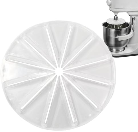 Mixer Spritzschutz,14,5cm Rührkopf Anti-Spritzer Schallwand, Spritzschutz Zubehör Für Standmixer Rührschüssel Abdeckung Schneebesen Schaber Für Küchenmaschine, Backen Und Kochen