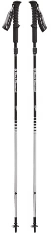 Black Diamond DISTANCE Z Z-POLES, Ultra-leichte Trekkingstöcke (Trailrunning-Stöcke), klein faltbar, Aluminium, Länge: 125 cm