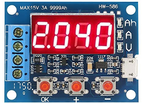 Oumefar Micro USB Lithium Entladungstester Analysator DC4 . 5 6V Li Ionen Blei Säure Batterie Kapazitätsmesser zum Testen der Batteriekapazität