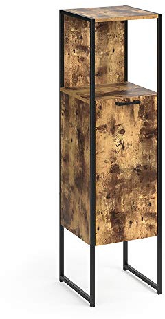 Vicco Midischrank Fyrk, Antikholz, 33 x 120.4 cm | zur Aufbewahrung von Badutensilien und Kombination mit Fyrk