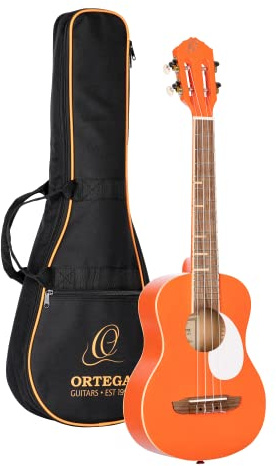 Ortega Guitars Tenor Ukulele orange - Gaucho Series - inklusive Gigbag - Kauriholz (RUGA-ORG)
