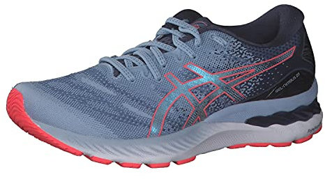 ASICS Nimbus 23 Straßenlaufschuhe für Frauen Hellblau Schwarz 36 EU