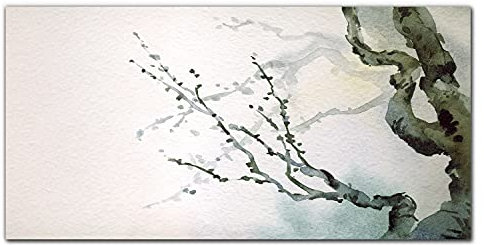 Coloray acrylglas wandbilder Acryl Kunststoff 100x50cm deko bild Küche dekoration Schlafbereich Wohnzimmer - Kunst Tinte Kirschbaum