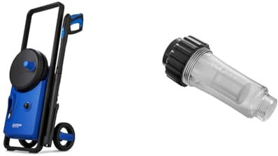 Nilfisk Core 140 bar Hochdruckreiniger mit handgesteuerter Power Control-Leistungsregelung für Haus, Garten und Auto & Water Filter, 8cm