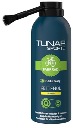 Chain Oil Spray for Bikes and E-Bikes – High-Performance Lubricant with Fast Creeping Action – Long-Lasting, Noise-Reducing, Weather-Resistant Drivetrain Protection – 125ml