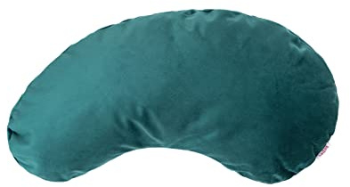 beties - Samt&Sonders - Zierkissen Bohne Niere ca. 25x45 cm; Kissen in Bohnenform, Bodenkissen, Stützkissen, Wohndeko & Wurfkissen für Bett, Sofa, Sessel zur Deko-Stofftiere (Petrol)