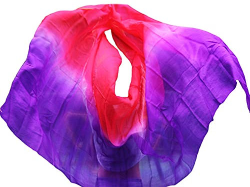 AMEEDA Bauchtanz Schleier Seide Bauchtanz Schleier Bauchtanz Schleier Schal Schal Tanzen Praxis Leistung Bauchtanz-Kostüm (Color : As picture-15, Size : XXL-400cm-114cm)