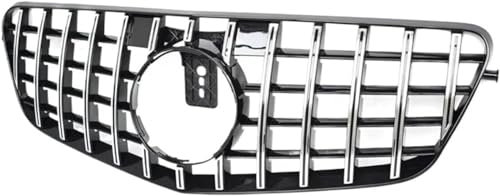WLLKIY Kühlergrill Für Merc&edes Für B&enz E-Klasse W212 2009–2012, Auto-Frontstoßstangengrill Im GTR-Stil Mesh-Grill-Ersatzteile, liukaiMOTOdian1991