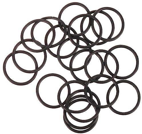 Schwarz Trompeten für Gummiringe Kornett und Trompete | Gummi, 20 Stück-pack, für Hauptstimmzug, Leichte Bauweise, Flexible Ausführung, Zuverlässige Passform