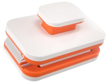 MagiDeal Nettoyeur de vitres, brosse de nettoyage, essuie-glace Double face pour salle de bains, bâtiment élevé, Orange