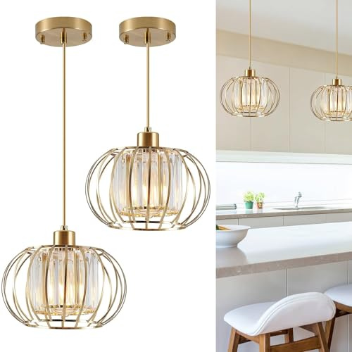 Lámpara colgante con batería, cristal metálico regulable en 9 colores, mando a distancia, lámpara recargable sin electricidad, estilo boho, para salón o dormitorio