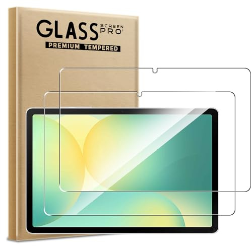 WFTE [2 Stück Schutzfolie für Samsung Galaxy Tab S10 FE 10.9 Zoll Panzerglas Glasfolie 9H Härte, Anti-Kratzen, Anti-Bläschen Displayschutzfolien Panzer Schutz Glas für Samsung Galaxy Tab S10 FE