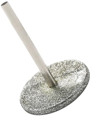 ULTECHNOVO Testa di Levigatura per Unghie in Inossidabile Disco Abrasivo Professionale per Fresa Unghie Strumento Pedicure e Manicure per Rifinitura e Levigatura Precisa