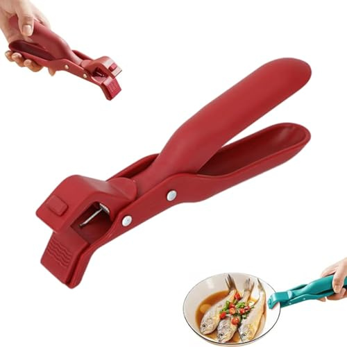 Pinzas para placas de cocción, 2026 nuevas pinzas de agarre multiángulo, pinza antiescaldaduras, pinza multiusos de silicona, antideslizante, aislante del calor, pinza antiescaldaduras para vajilla