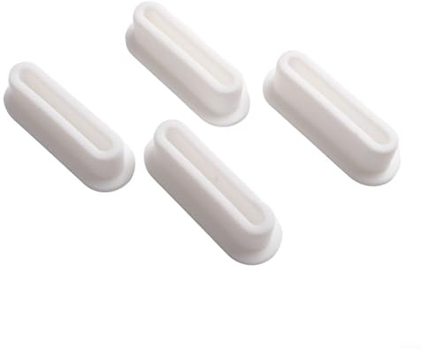 NexRen 4Pcs Silicagel Oval Sink Overflow For Bathroom Basins, Covers To Conceal And Protect Overflow Holes In Wash Basins And Sinks