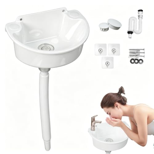 Lavabo in plastica con beccuccio, lavello a mano, semplice lavello in plastica