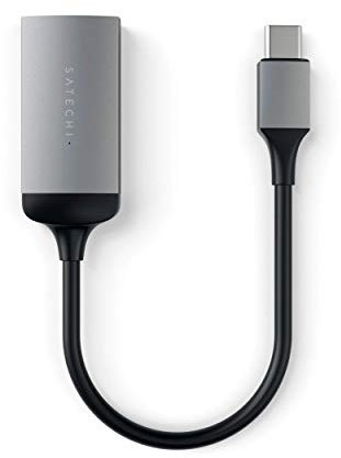 Satechi Cavo USB C a HDMI 4K@60Hz in Alluminio, Compatibile con MacBook Air e Pro M4 M3, iPhone 17 16 15, iPad, Chromebook, ThinkPad, Surface, Windows e altro – Grigio Siderale