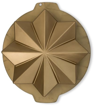 CÉCOA • Silikonform Stern Origami • Kuchen oder Vorspeisen Weihnachten • 100 % lebensmittelecht • BPA-frei • Antihaftbeschichtung • Ideal für Desserts • Backofen, Kühlschrank, Gefrierschrank