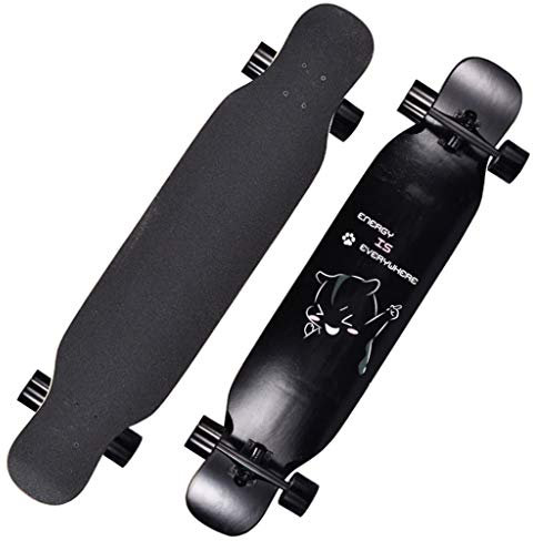 YEENUO 43 ”Longboard Skateboard Cruiser Board Longboard Drop Through Komplettes Skateboard Skate Board ， Cruisen, Kurvenfahren, Freeride Slide, Freestyle und Downhill Freestyle Cruiser für Teenager