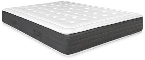 Somnia Descanso - Kreta viskoelastische Matratze | Festigkeit und Komfort | Höhe 24 cm | mehrlagig, antibakteriell, milbenabweisend und hypoallergen | 90 x 200 cm