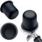 Normcore Filtre Porta Doseur 58 mm | Filtre Porta Dosing Cup | Doseur de café | Gobelet doseur pour porte-filtre | En acier inoxydable 18/10, Noir