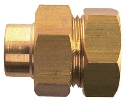 Raccord 3 pièces union joint cônique femelle 26,34-22 - GARIS - D15510B