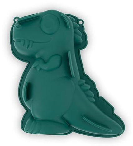 CÉCOA • Moule à gâteau • Tyrex • Silicone 100% Platinium • Moule en Silicone Thématique Anniversaire • Moule en Silicone 100% Alimentaire • Sans BPA