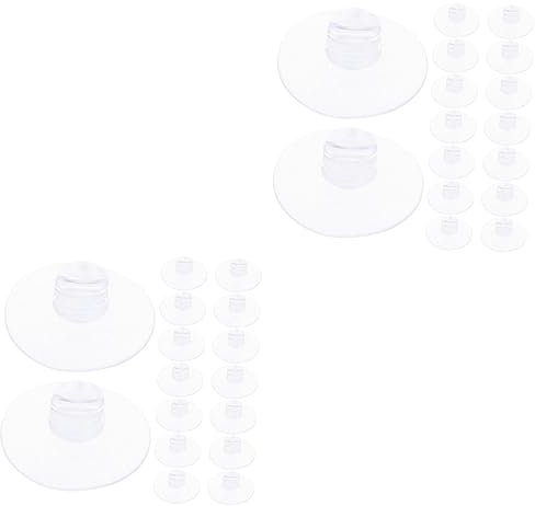Cabilock 40pcs Suction Cup Light String Holder Cable Organizer Reusable Clips for Xmas Decor