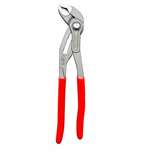 10-Inch Groove Joint Plier, Adjustable Pliers Multi-Purpose Water Pump Pliers, Tongue And Groove Plier, V-Jaw, Chrome-Vanadium Steel,Slip Joint Plier Set For Craftsman Lineman Engineer (10inch)