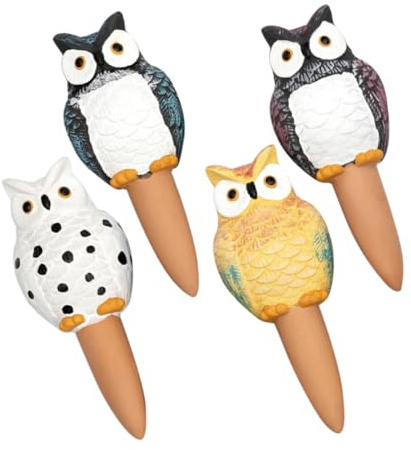 Gogogmee Arrosage Automatique des Plantes Décoration Hibou Arroseur pour Plantes Outils Darrosage De Jardin