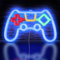 HOTUT Plan Lumineux de Jeu, Enseigne Lumineuse Neon Deco Accessoires de Bar, Décorations murales, pour chambre, Salle de Jeux, Décoration de Fête de Bar, Neon Gamepad