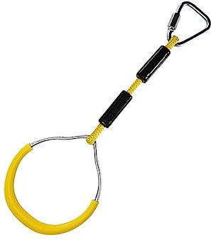 GANAZONO 2piezas Anillas De Gimnasia para Entrenamiento y Escalada Anillos Gym Anillo De Fitness Exterior Patio Juguetes