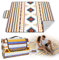 BBWELL Couverture de Pique-Nique,200 x 200cm Tapis de Pique-Nique Imperméable sans Sable et Portable,Portable,Lavable Couverture Pique Nique de Camping Pliable pour Plage, BBQ, Parc, Voyage,Jardin