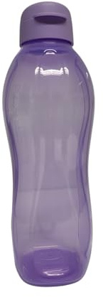 Tupperware to Go Eco Easy 2,0 Liter Trinkflasche mit Clipverschluss Flip Top 2000ml XXL Flasche flieder lila