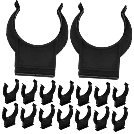 iplusmile 30pcs Plastic Cabinet Leg Plinth Clips Adjustable Kitchen Baseboard Brackets for Furniture Compatible Cabinets and Furniture Legs Leveler Clips