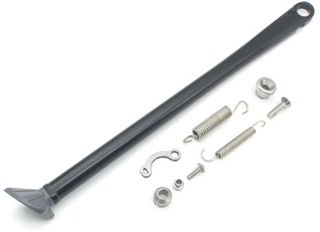 Motocicleta Soporte/Compatible con K TM 125 200 250 300 350 450 500 530 EXC EXCF XC XCF XCW XCFW TPI Accesorios for Motocicletas Pata de Cabra Soporte Lateral Pie de Apoyo(Black Gray)