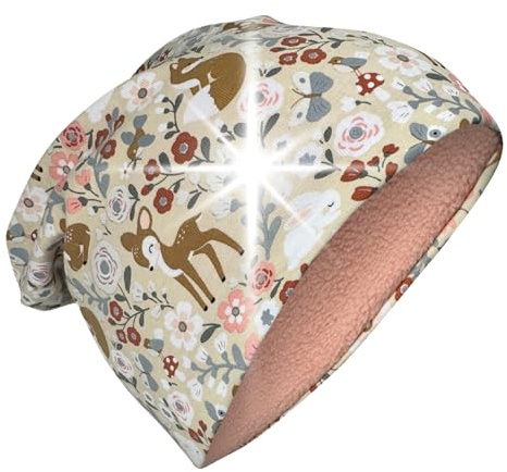HECKBO 360° Reflektor Kinder Beanie Mütze oder Loop Schal - Vlies Stoff oder Jersey innen für Sommer Frühling Herbst Winter